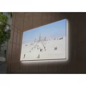 4570DACTBURN-008 Multicolor Decorative LED Lighted Canvas Painting