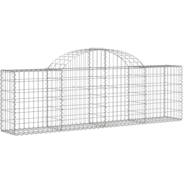 VIDAXL Vidaxl - Arched Gabion Basket 200x30x60/80cm Galvanised Iron 8720845651466