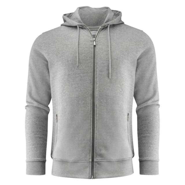 James Harvest Mens Westwood Heights Full Zip Hoodie in Grey Size: Small Grey Male S