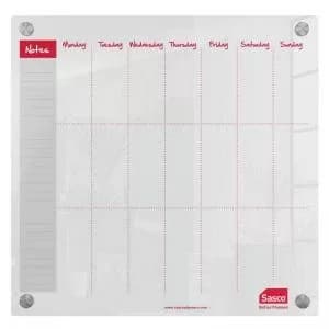 Weekplanner Acrylic 450X450Mm Mounted