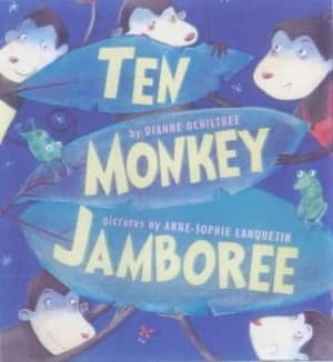 Ten Monkey Jamboree by Dianne Ochiltree Hardback
