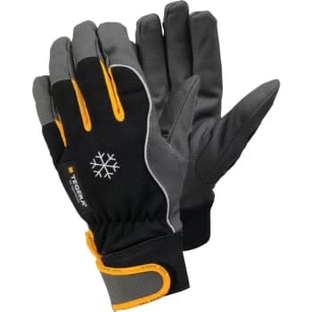 9122 Tegera Pro Microthan+ Black/Grey Cold Resistant Gloves - Size 7