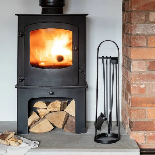 Ivyline Curved Companion Set - L24 X W17 X H71cm - Black