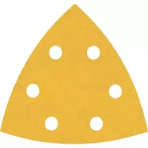 Bosch Expert C470 Punched Quick Fit Delta Sanding Sheets for Paint and Wood 93mm x 93mm 240g Pack of 50