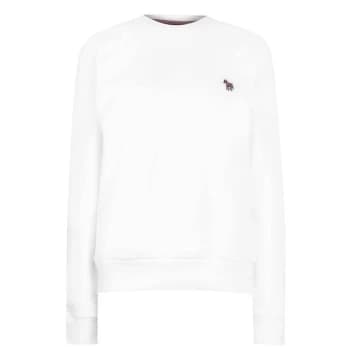 PS PAUL SMITH Zebra Logo Sweatshirt - White 01