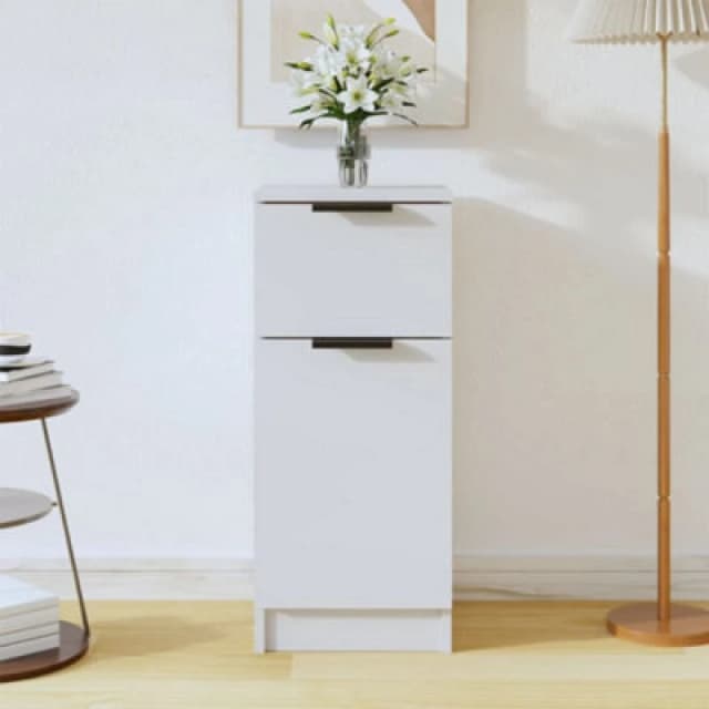 VIDAXL Sideboard White 30x30x70cm Engineered Wood Vidaxl 8720287078470