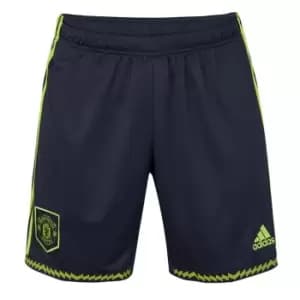 adidas Manchester United FC Third Shorts Mens - Blue