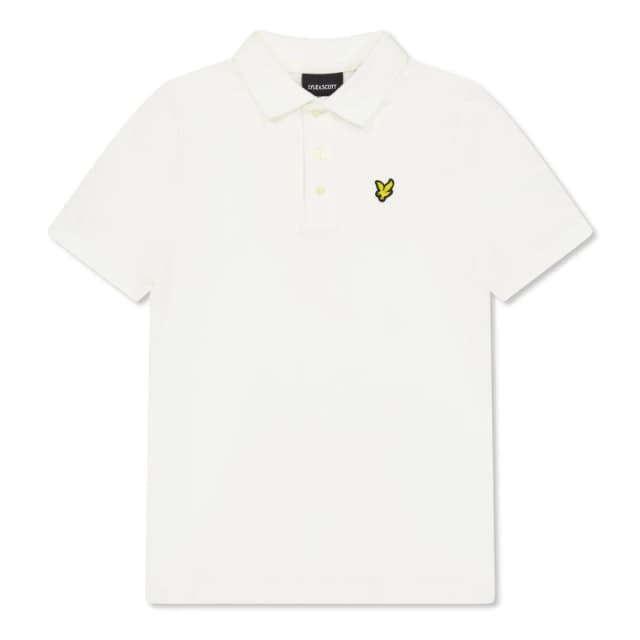 Lyle and Scott Polo Shirt Juniors - White White 8 - 9 Years