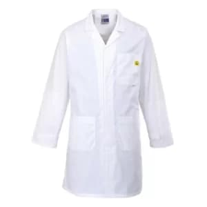 Portwest Anti Static ESD Coat White 2XL
