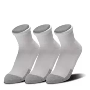 Under Armour Qtr 3Pk Sock 99 - White