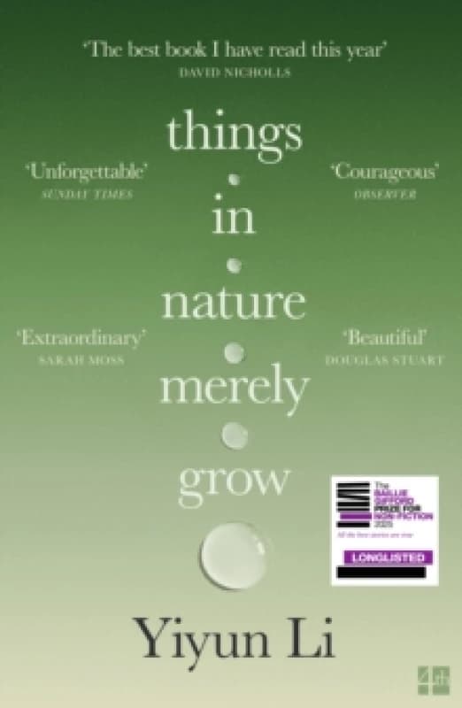 Things in Nature Merely Grow. Paperback. By Yiyun Li Books