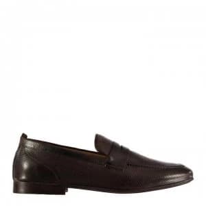 H By Hudson Loafers - Dark Brown Perf