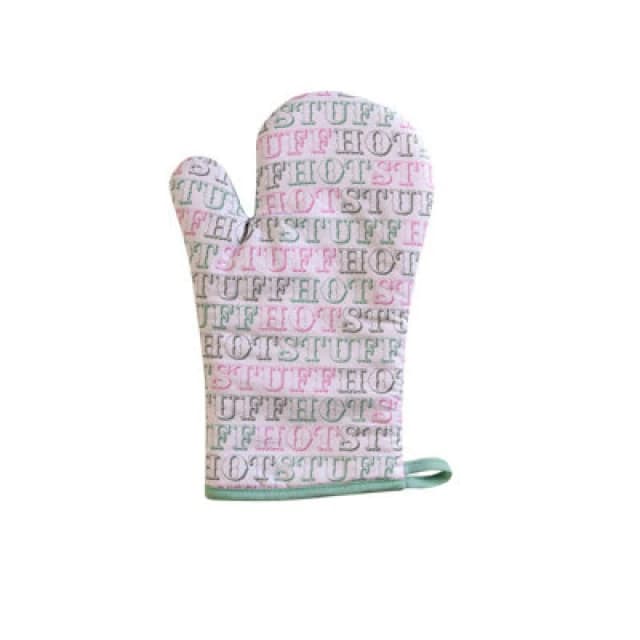 Premier Housewares Lola Oven Glove Quilted and Heat Resistant Pink