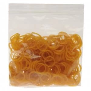 Roma Plaiting Rubber Bands - Natural