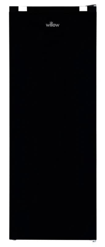 Willow WTL55B 241L Freestanding Tall Larder Fridge, Black, Reversible Door in Black Size: 1 Pack Black Unisex 1 Pack