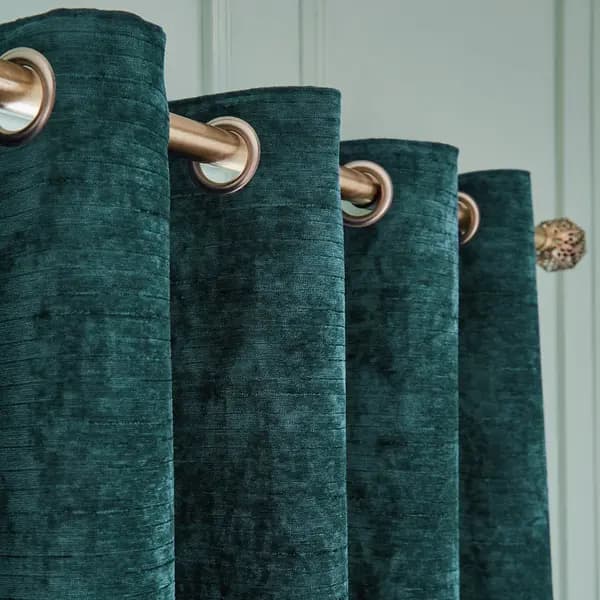 Hyperion Hyperion Selene Chenille Curtain - Teal - 168X229cm
