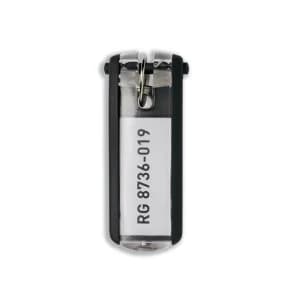Durable Key Clip Key Holder Black Pack of 6