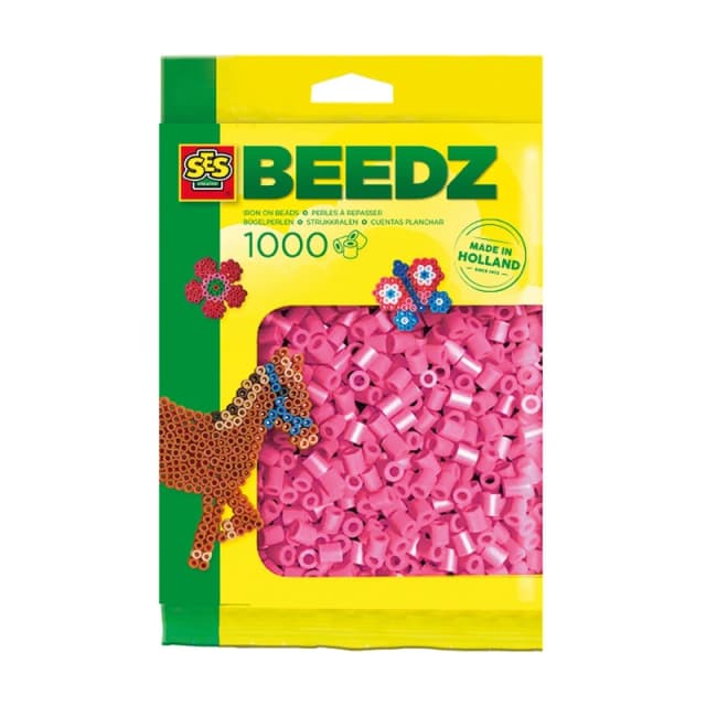 SES Creative Iron on beads 1000 pink Multi unisex One Size