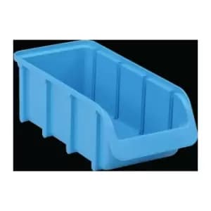 Boite de rangement a ouverture frontale L216/183xl102xH74mm PP bleu empilable H