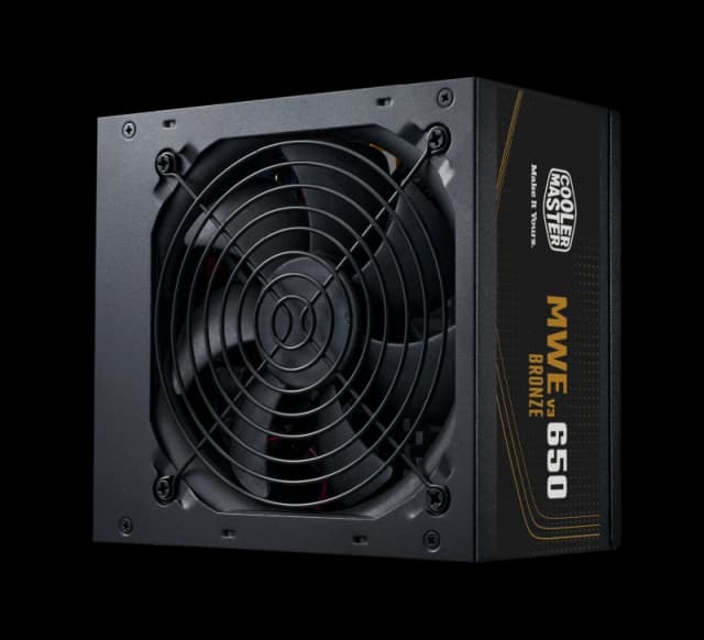 Cooler Master MWE 650w PSU ATX 3.1 Bronze Rated Power Supply Unit - MPE-6501-ACABW-3BUK