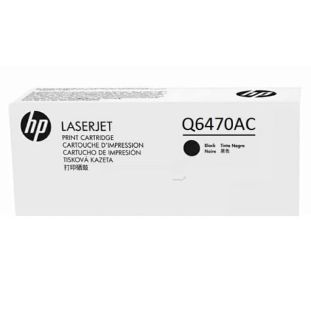 HP Q6470AC/501A Toner cartridge Black Contract. 6K pages/5% for HP Col
