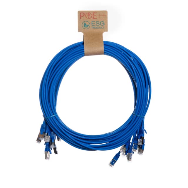 Cablenet Cablenet CNL 10PK 2.5M C6a Bl FTP Ls 30AWG SB networking cable Blue Cat6a U/FTP (STP) SL65-4025P