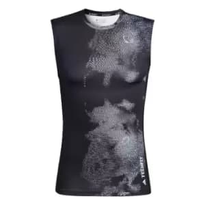 adidas Techfit Allover Print Training Tank Top Mens - Multi