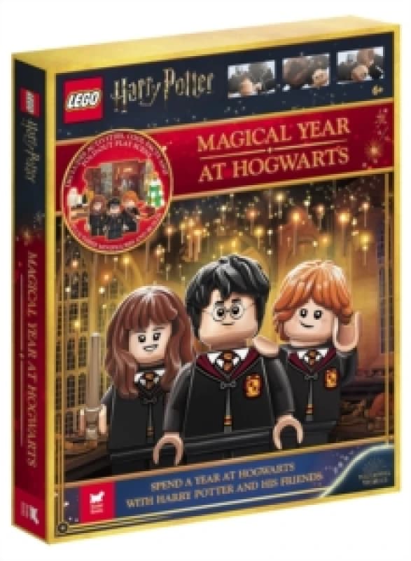 LEGO Harry Potter: Magical Year at Hogwarts (with 70 LEGO bricks, 3 minifigures, fold-out play scene and fun fact book) Hardback