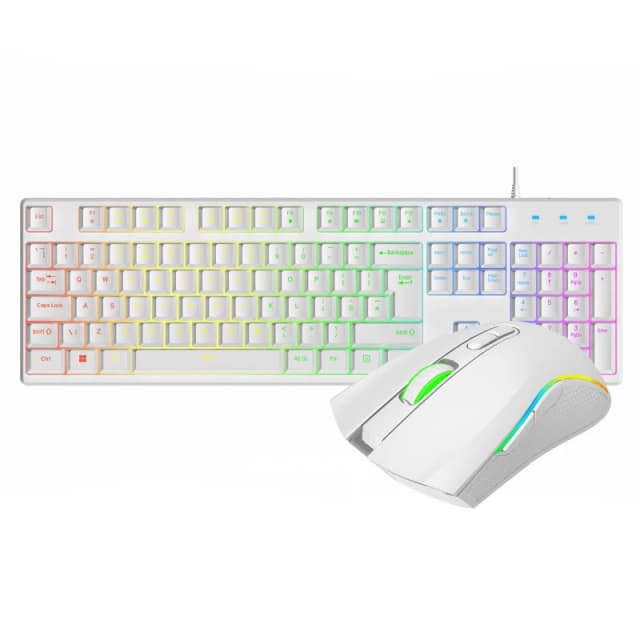 VIDA VIDA REBEL 2IN1 White USB DESK KIT keyboard REBEL2IN1-WHT