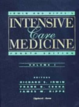 Irwin and Rippes Intensive Care Medicine by Richard S Irwin and Frank B Cerra and James M Rippe Book