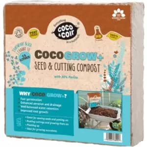 Coco & Coir Grow Plus Seed and Cuttting Compost with Perlite 15L
