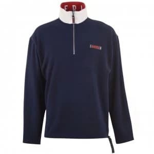 Perry Ellis Half Zip Sweatshirt - Navy