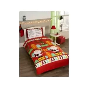 Santas List Single Duvet Cover