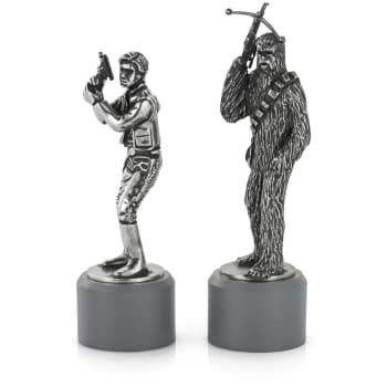 Royal Selangor Star Wars Pewter Chesspieces - Han Solo and Chewbacca (Bishop)