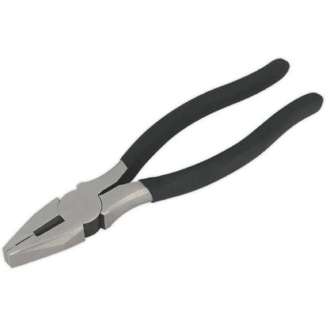 Loops 180mm Combination Pliers - Drop Forged Steel - 20mm Jaw Capacity - Foam Grip Metallics