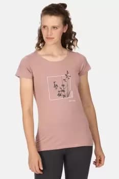 Graphic Print Coolweave Cotton 'Breezed III' Short Sleeve T-Shirt