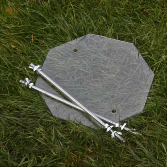 Rain Guard for Moth Trap - Polycarbonate - L26 x W26 x H0.3cm NestboxCompanyIZMOTRGZZ