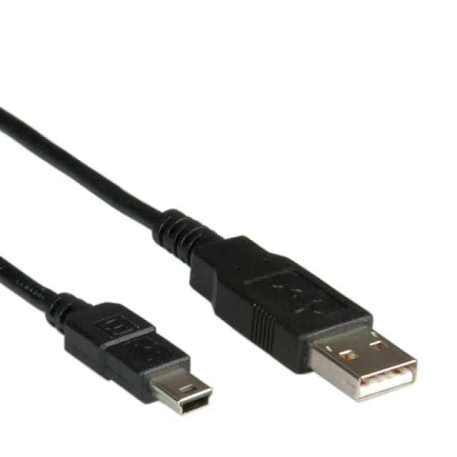 ROLINE USB 2.0 Cable. A - 5-Pin Mini. M/M 3.0 m