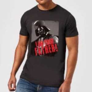 Star Wars Darth Vader I Am Your Father Gripping Mens T-Shirt - Black