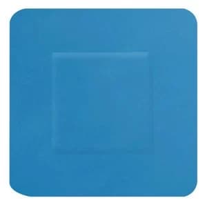 Click Medical Hygioplast Detectable Square Plasters Blue Pack of 100