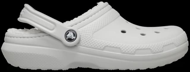 Crocs Crocs Classic Lined Clog in Off White Size: 9 Off White 9 Unisex 196265895700
