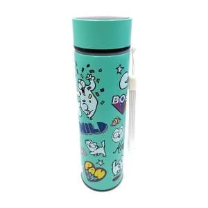 Simons Cat Reusable Stainless Steel Hot & Cold Thermal Insulated Drinks Bottle Digital Thermometer