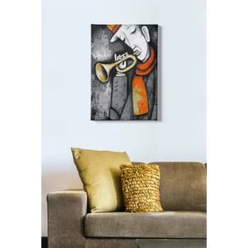 Kanvas Tablo (50 x 70) - 180 Multicolor Decorative Canvas Painting