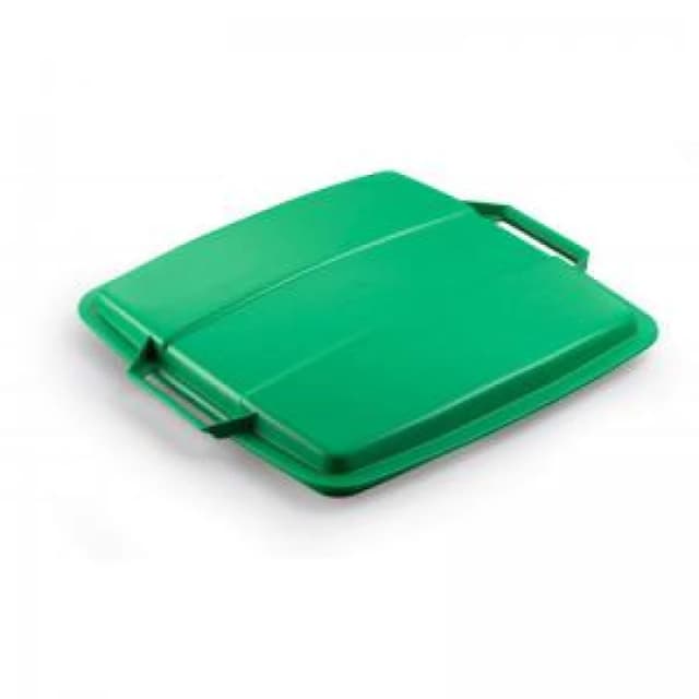 Durable DURABIN 90L Square Recycling Bin Lid - Food & Freezer Safe - Green Green unisex