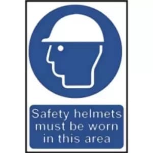 Safety Helmets Must Be Worn in This Area - Sav (200 X 300MM)