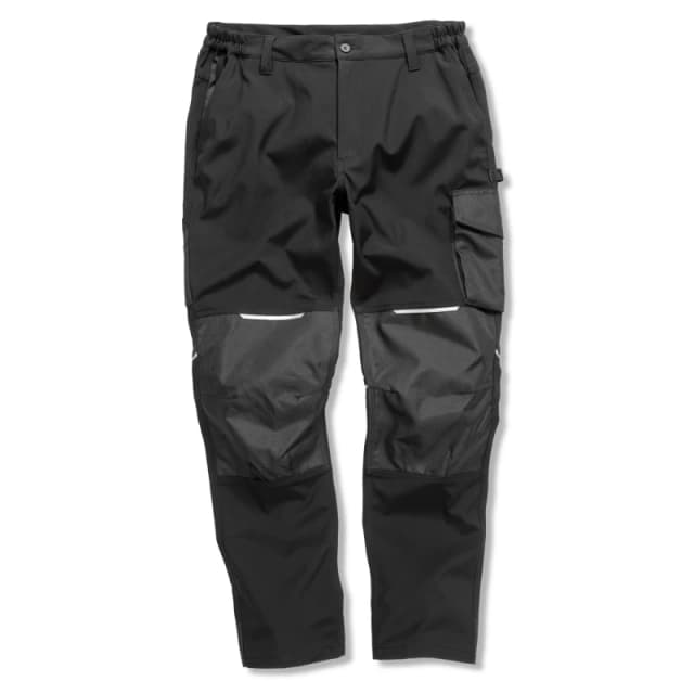 Result Result Men Softshell Slim Trousers in Black Size: Small Black S Male 5063417940418