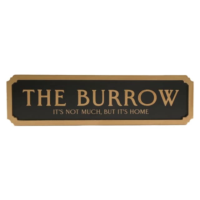 Warner Bros Harry Potter Alumni Street Sign The Burrow Multi