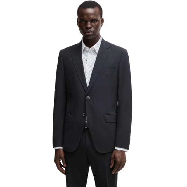 Boss Mens Huge Junior Formal Jacket Dark Blue male 34 (44)