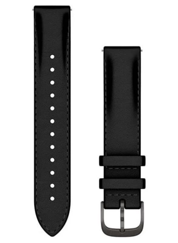 Garmin 010-12932-61 Quick Release Strap (18mm) Black Leather Watch