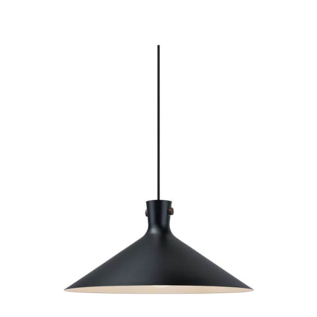 Nordlux Dorina Indoor Pendant Light Black Metal E27 Wood - Mains Powered, IP20 Black Unisex